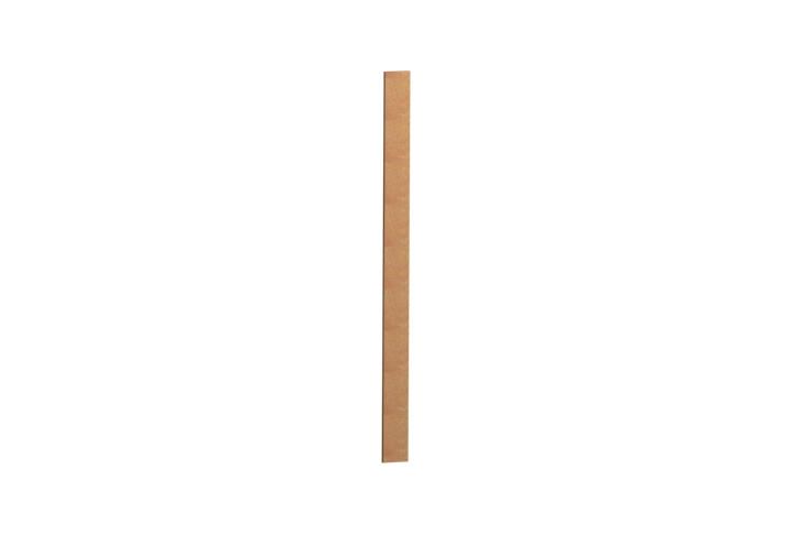 a long wooden stick on a white background .