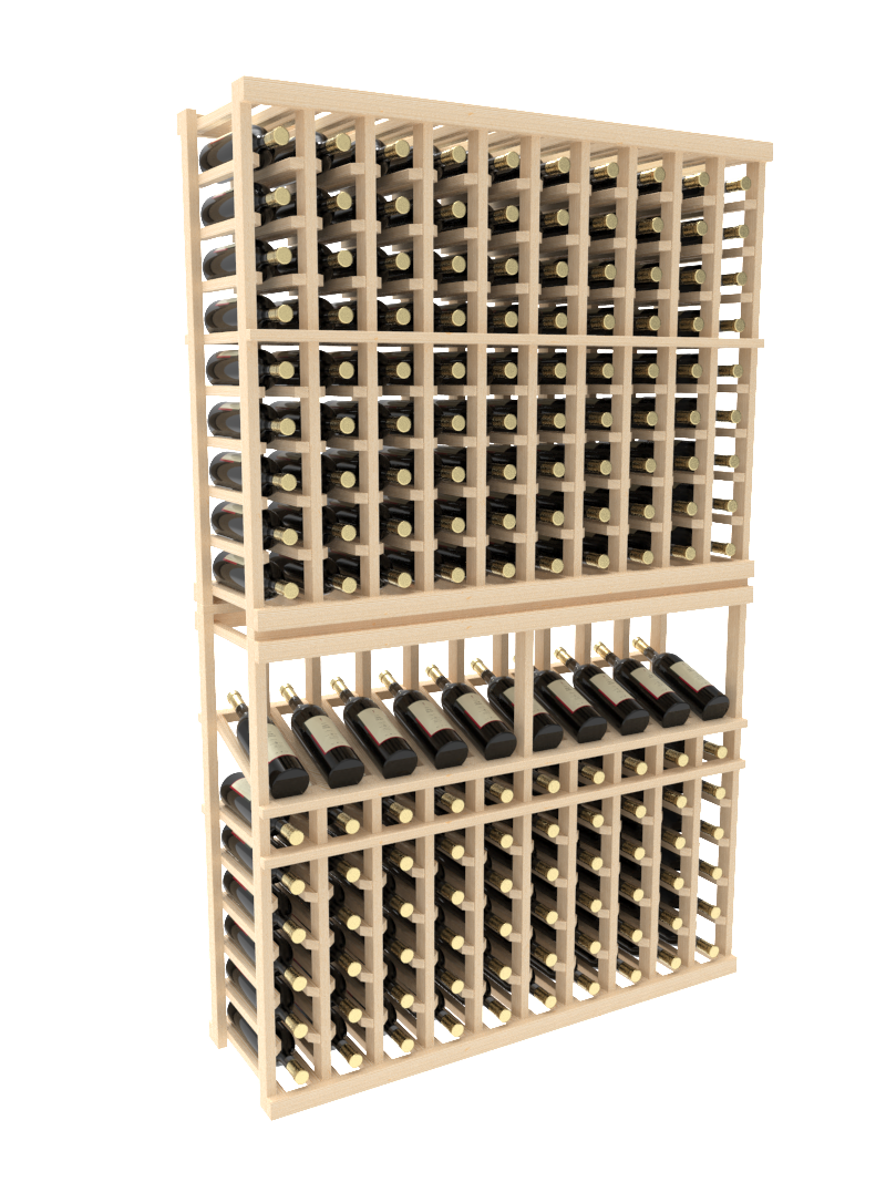 10 Column Individual Bottle Wine Rack High Reveal | Wine Rack Concepts