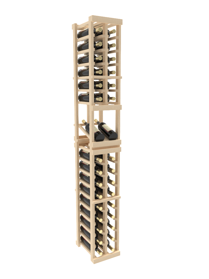 2 Column w/ High Reveal Row on Top Stack Bottle Wine Rack